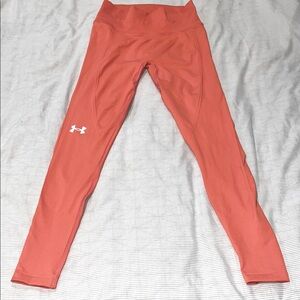 Under Armour Vibrant Orange coral Leggings size small